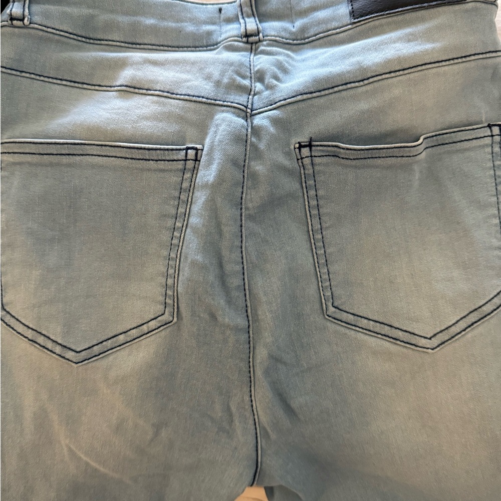 Men's Light Blue Denim Shorts